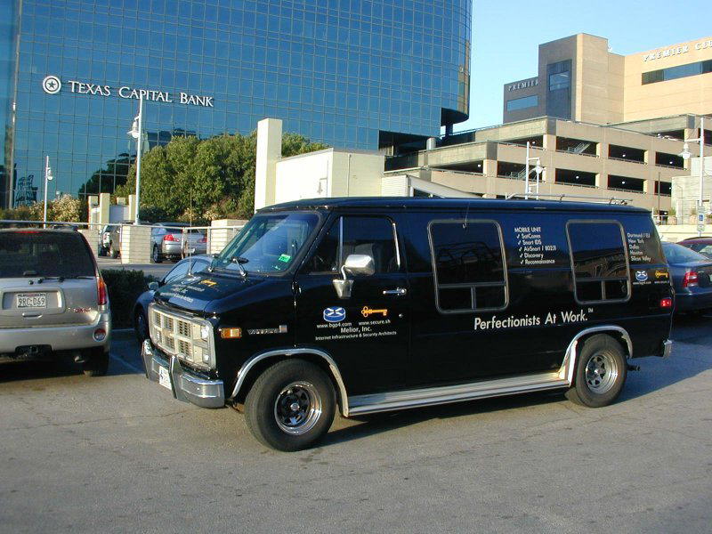 Prototype WiFi 'Wardriving' Van