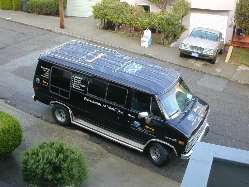 Prototype WiFi 'Wardriving' Van