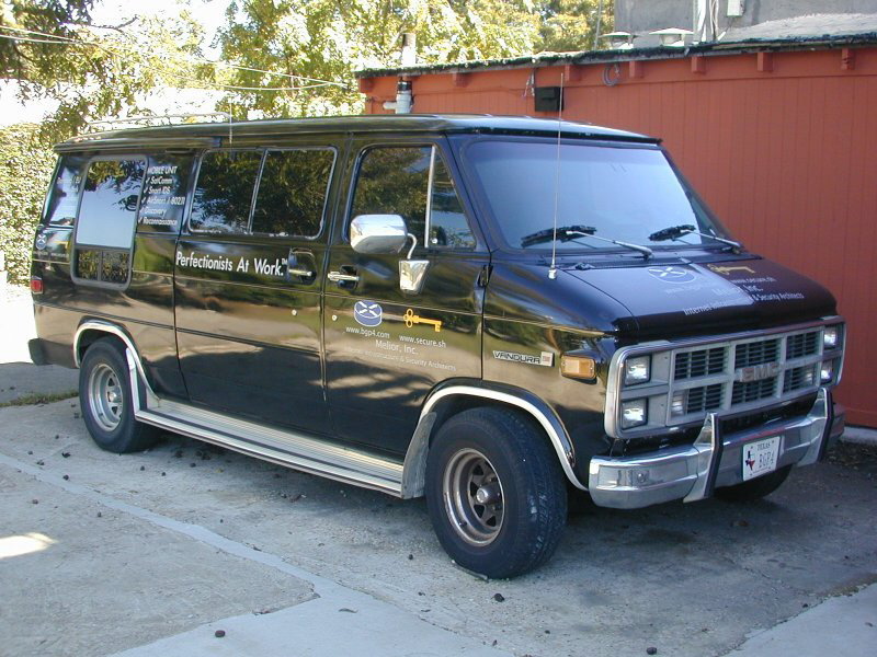 Prototype WiFi 'Wardriving' Van