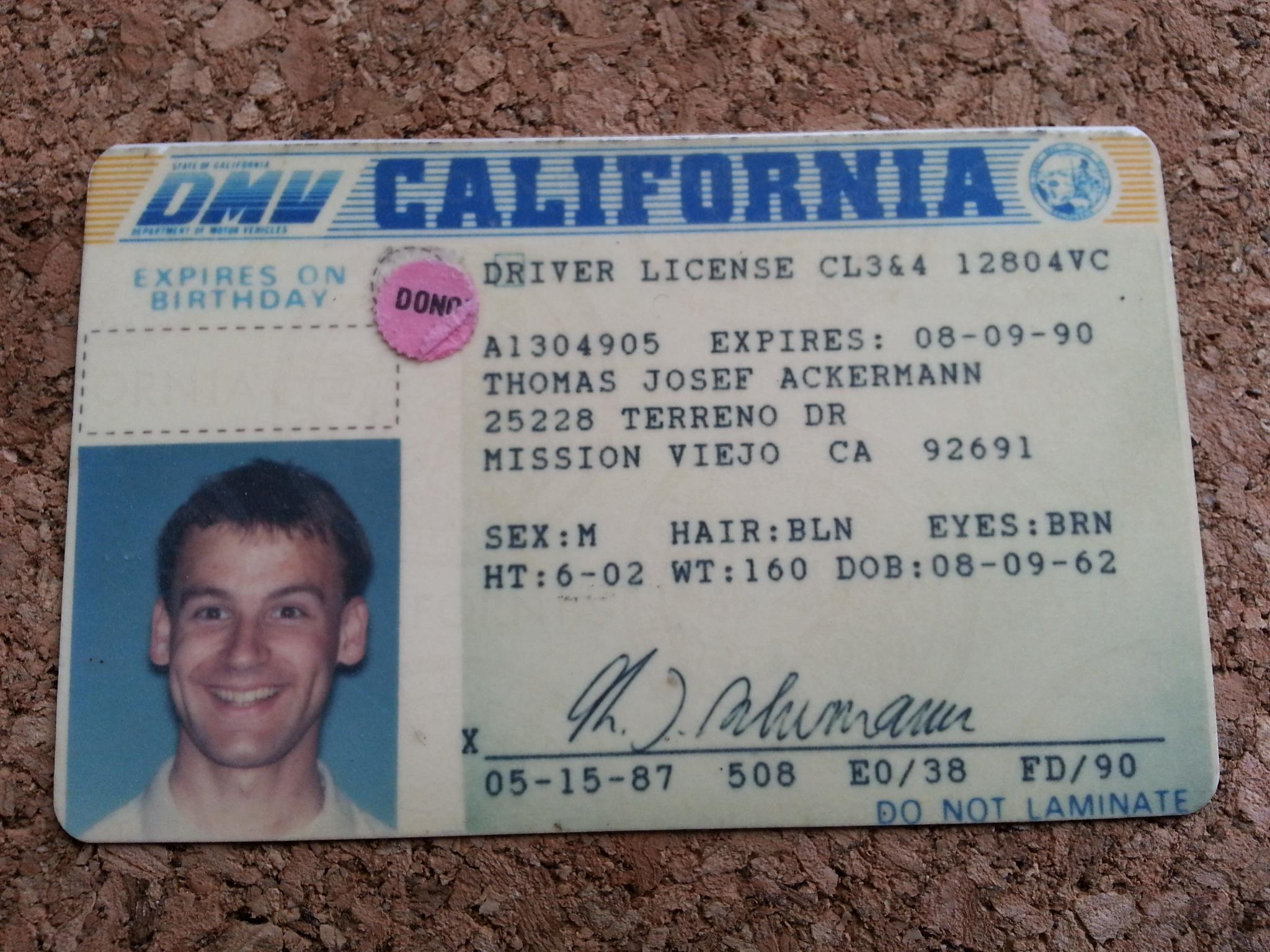 California Driver License Real Id Look Like